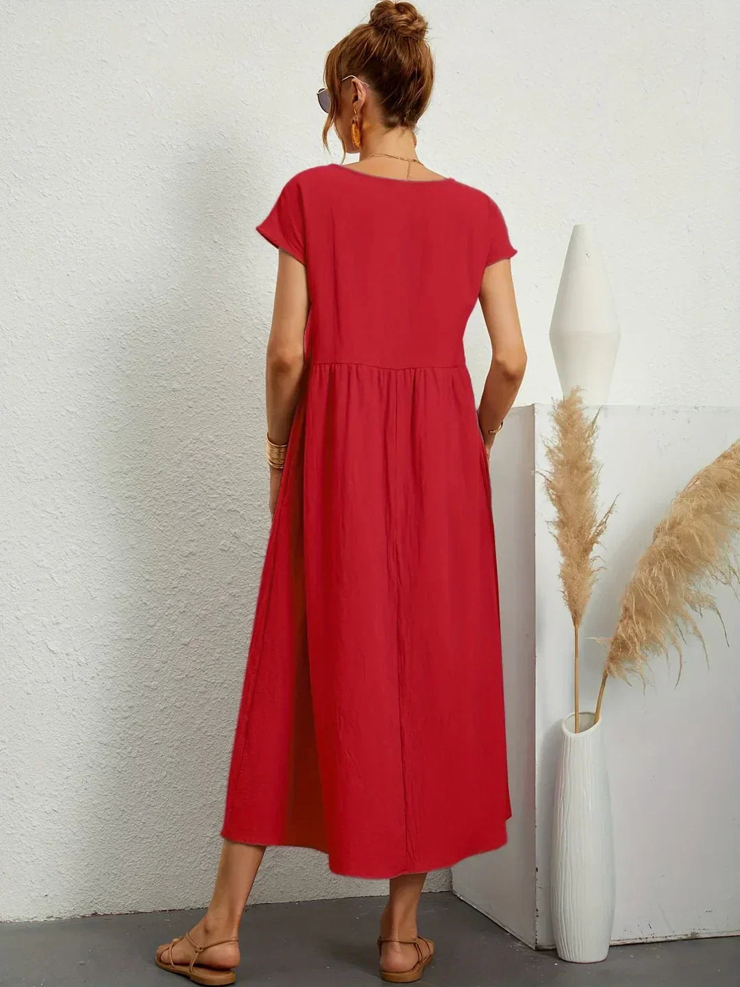 Gabrielle™ | vestido midi fluido elegante