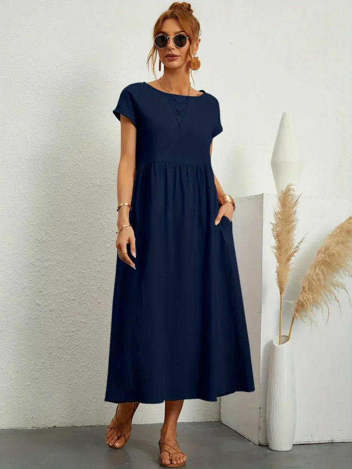 Gabrielle™ | vestido midi fluido elegante
