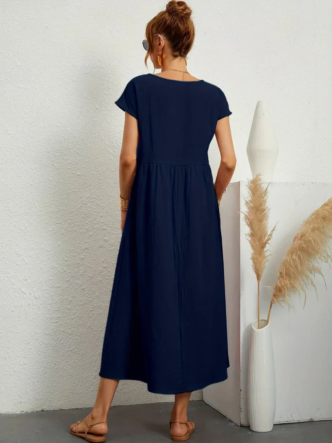 Gabrielle™ | vestido midi fluido elegante