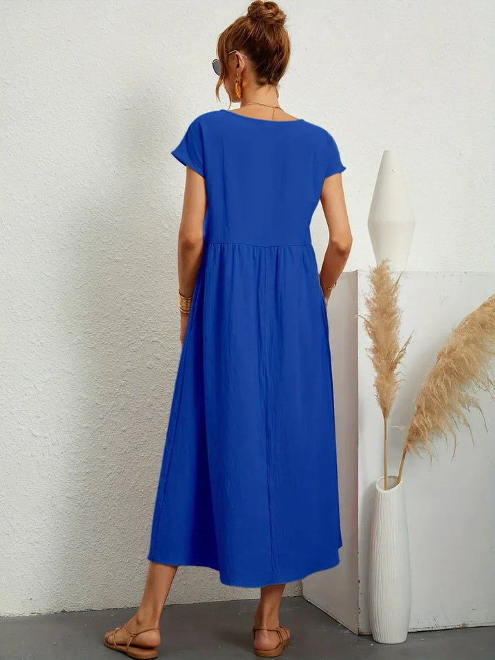Gabrielle™ | vestido midi fluido elegante