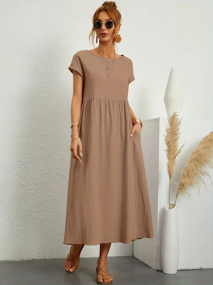 Gabrielle™ | vestido midi fluido elegante