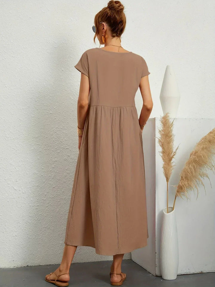 Gabrielle™ | vestido midi fluido elegante