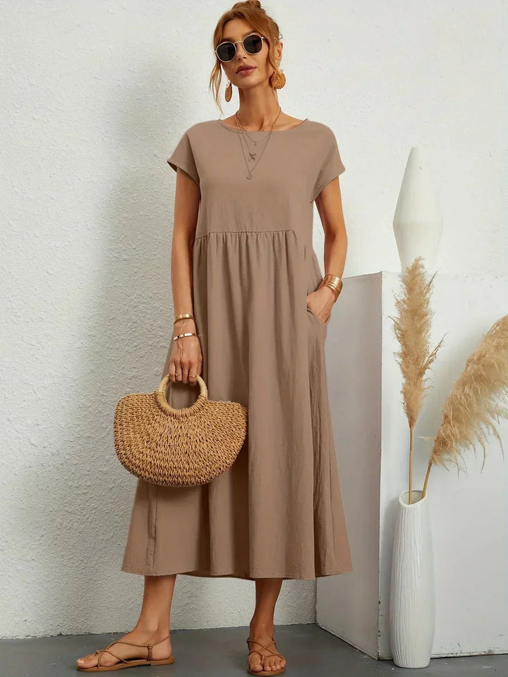 Gabrielle™ | vestido midi fluido elegante