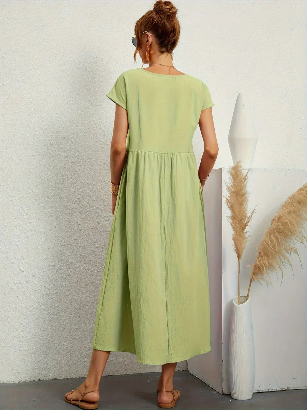 Gabrielle™ | vestido midi fluido elegante