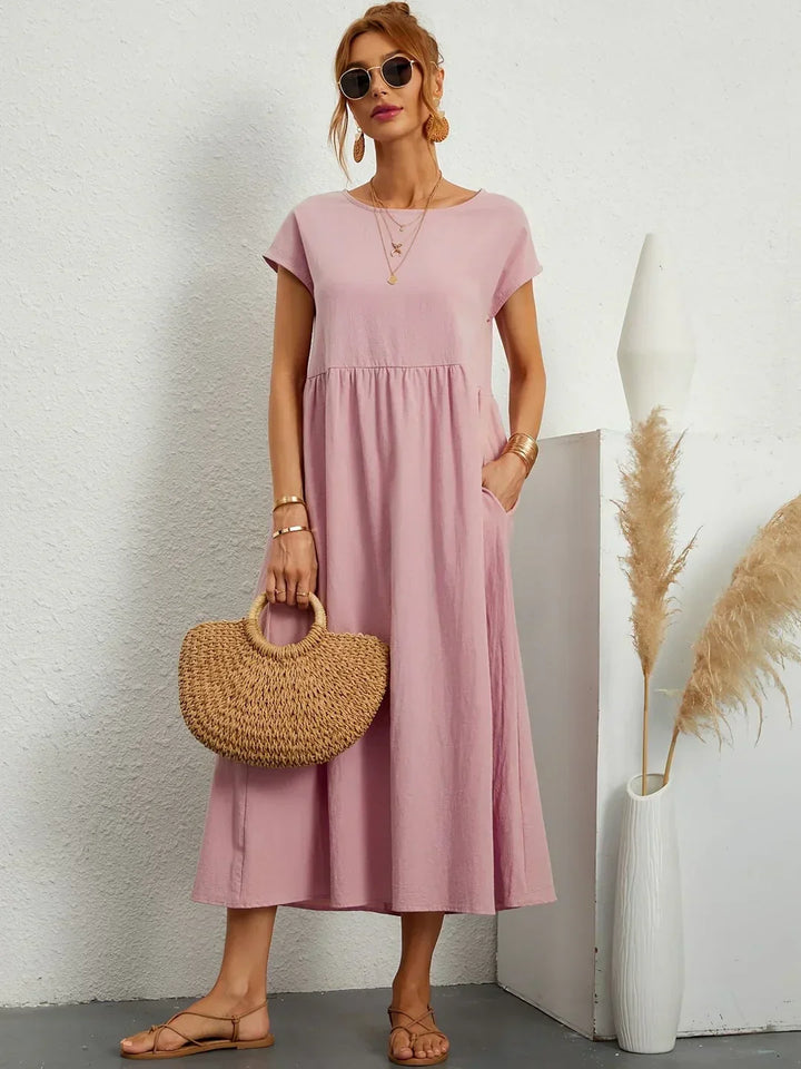 Gabrielle™ | vestido midi fluido elegante