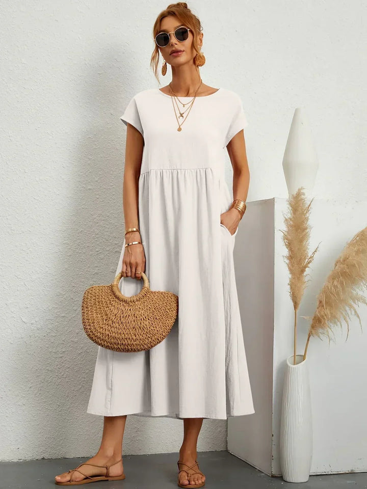 Gabrielle™ | vestido midi fluido elegante