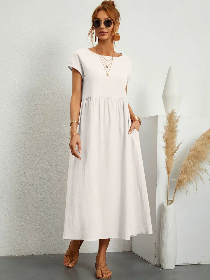 Gabrielle™ | vestido midi fluido elegante