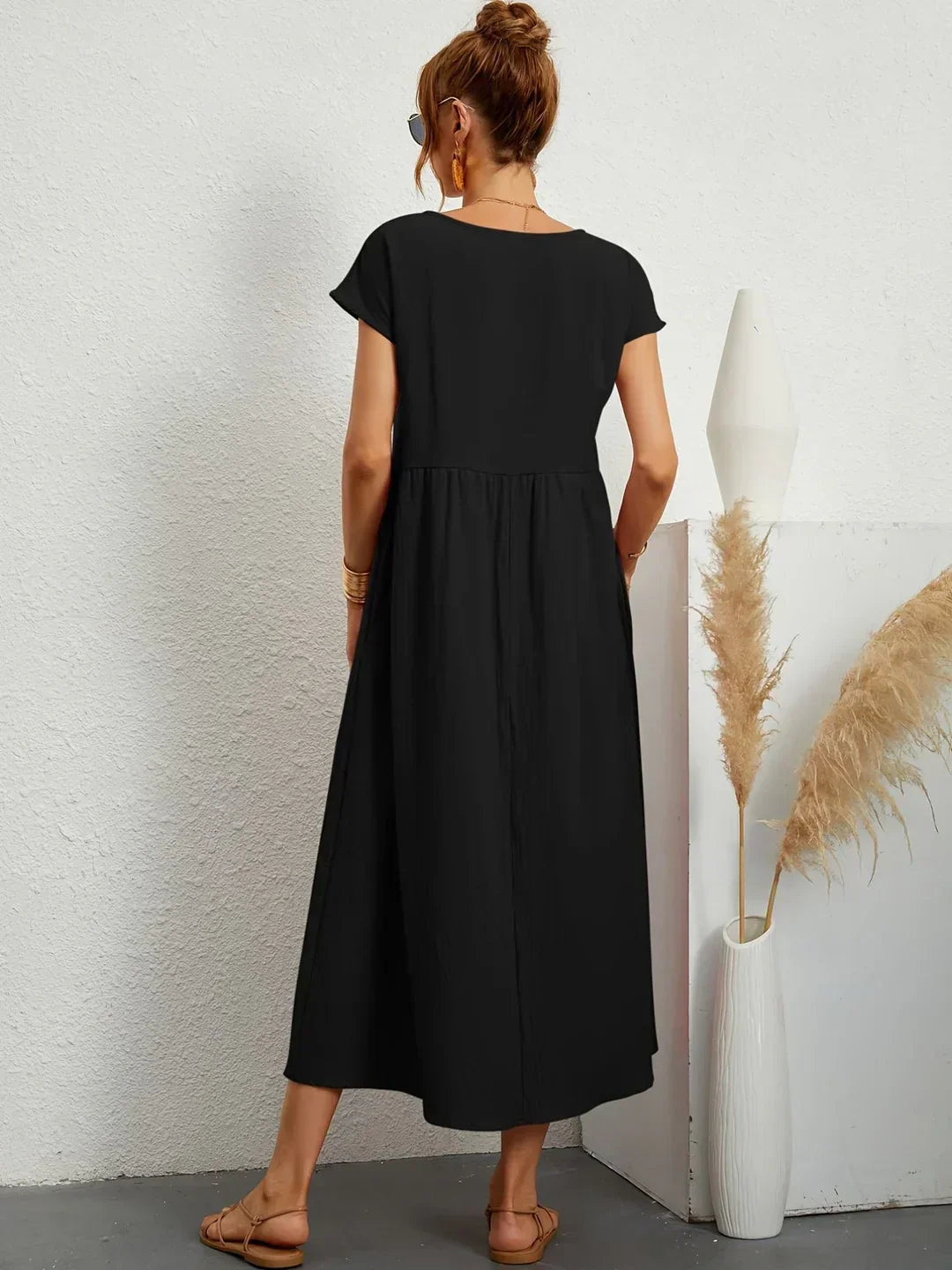 Gabrielle™ | vestido midi fluido elegante