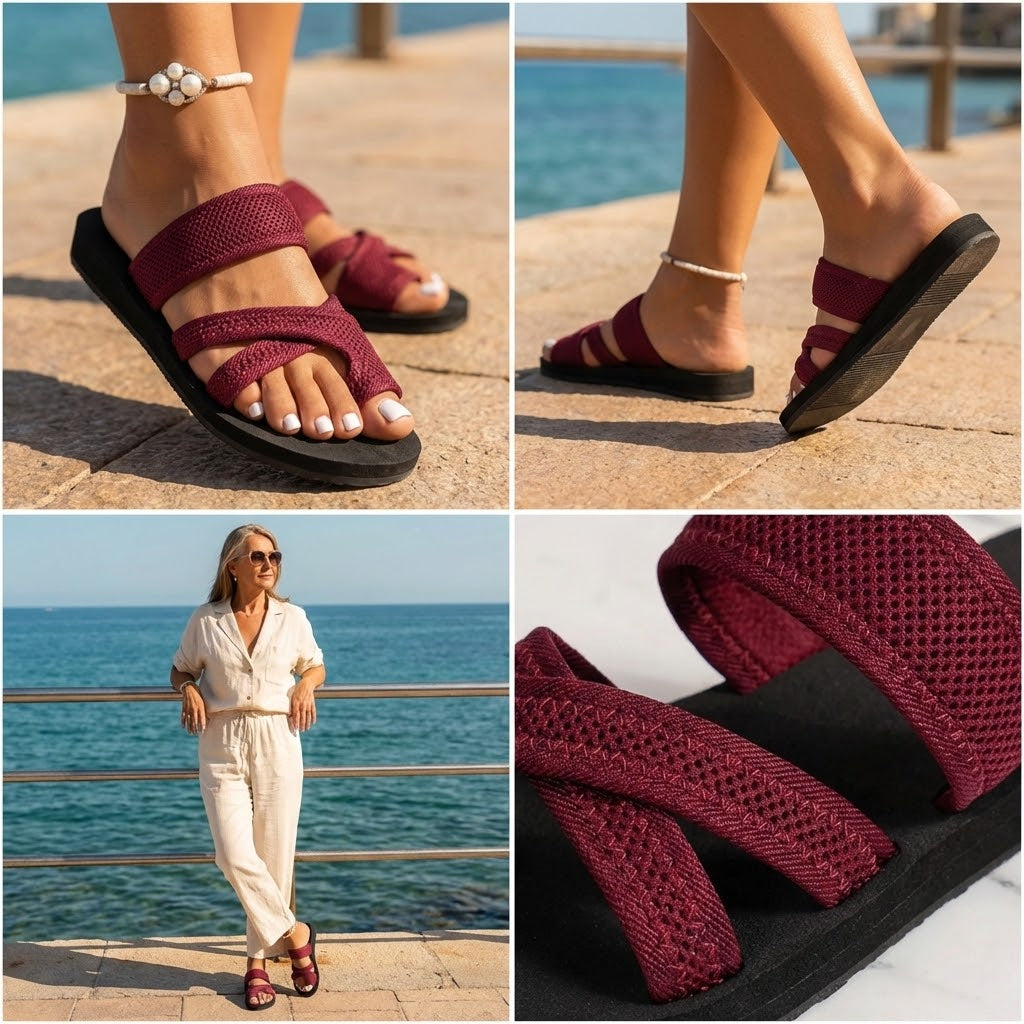 Sandalias de malla | comodidad ligera para diario
