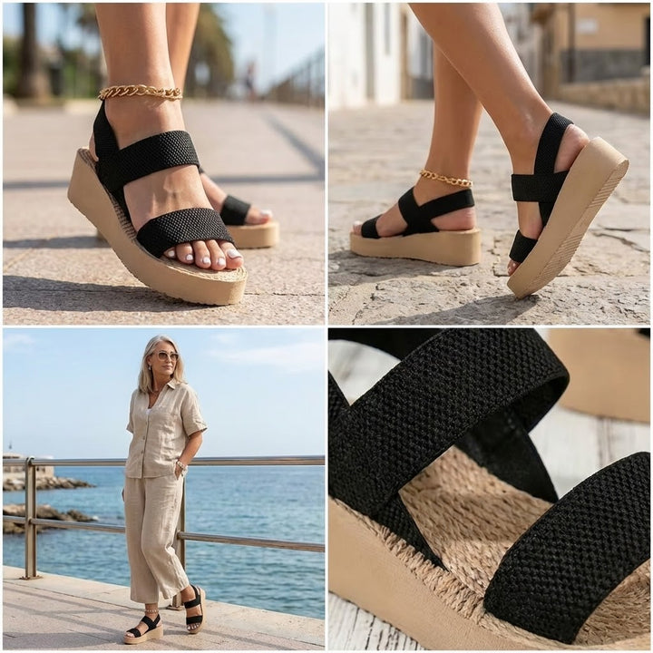 Sandalias Plataforma | altura ligera para días sin prisa