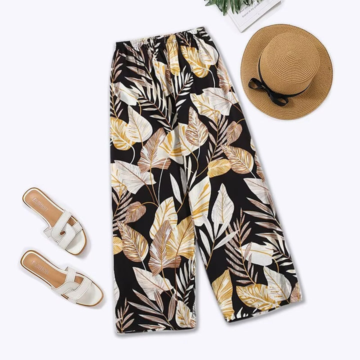 Pantalón con Estampado Tropical | Estilo fresco y cómodo