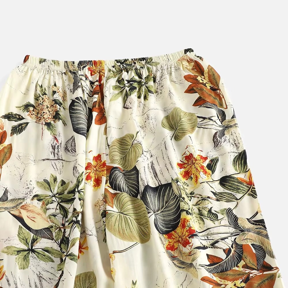 Pantalón con Estampado Tropical | Estilo fresco y cómodo