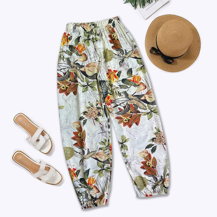 Pantalón con Estampado Tropical | Estilo fresco y cómodo